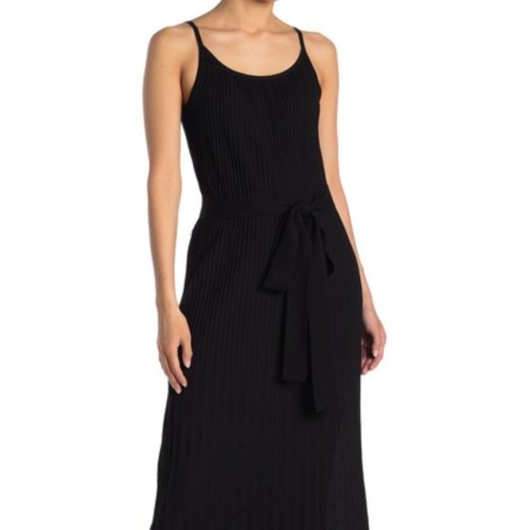 waist tie maxi dress